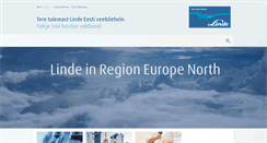 Desktop Screenshot of linde-estonia.com